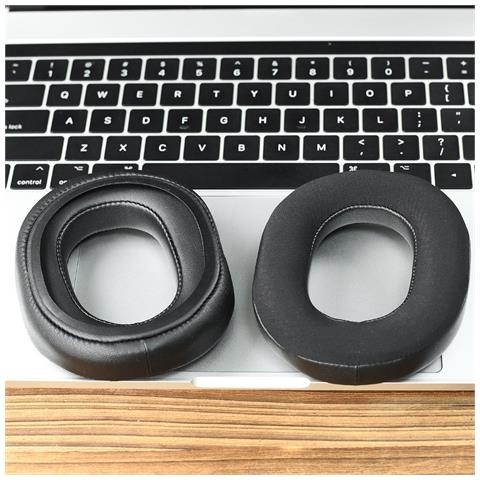 2 Cuscinetti Auricolari Neri Ice Feeling - Cuscinetti Di Ricambio Compatibili Con Razer Blackshark V3 / V3x - Foto 5