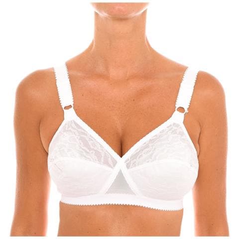 P0165 Reggiseno Donna In Pizzo, Senza Ferretto E Non Imbottito, Per Un Sostegno Naturale Del Seno - Foto 1