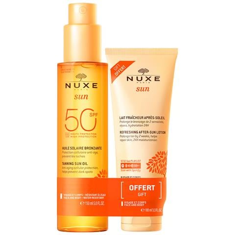 Set : Sun, Anti-ageing, Tanning Oil, Spf 50, 150 Ml + Sun, Refreshing, After-sun Lotion, 100 Ml - Foto 1