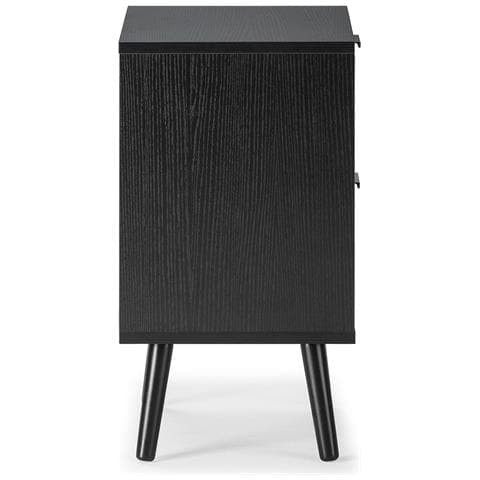 Comodino Lluvia 2 Cassetti Colore Nero - Foto 7