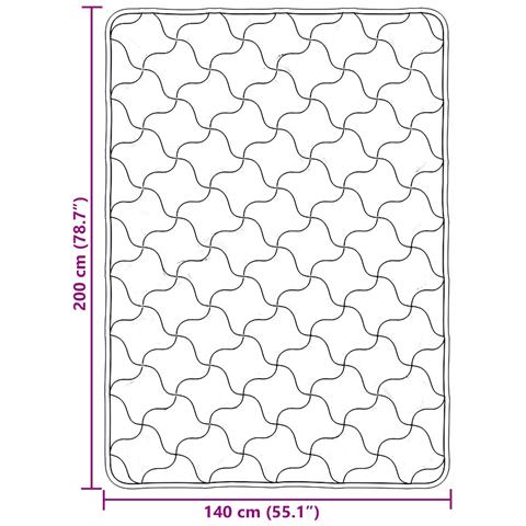 Duvet Estivo Crema 140 x 200 cm Microfibra e Fleece Teddy - Foto 9