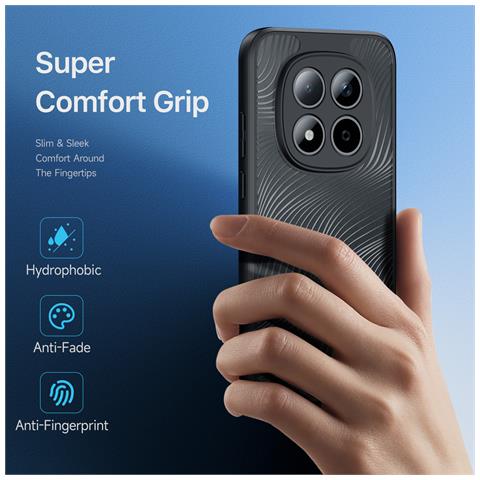 Cover per Redmi Note 15 Pro 5G (Global) - TPU+PC, Nero - Foto 2