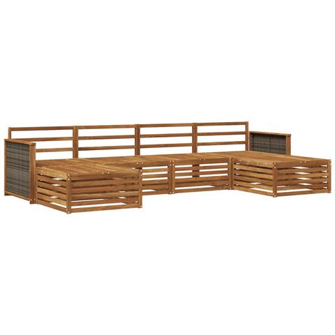 Set divani 6 pcs Legno di Acacia Massello - Foto 1