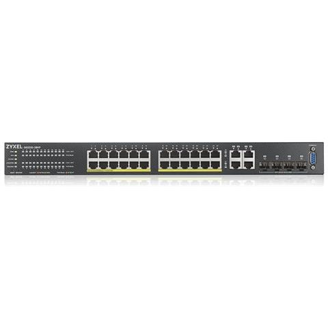 GS2220-28HP Gestito L2 Gigabit Ethernet (10/100/1000) Supporto Power over Ethernet (PoE) Nero - Foto 4