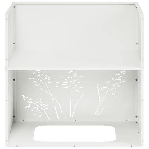 Vaso da giardino 2 pz Bianco 50 x 50 x 49 cm - Foto 9