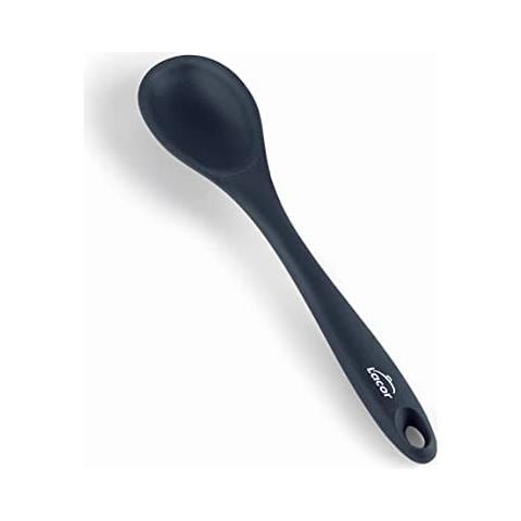 64469 - Cucchiaio da cucina grigio, cucchiaio in silicone, utensili da cucina - Foto 1