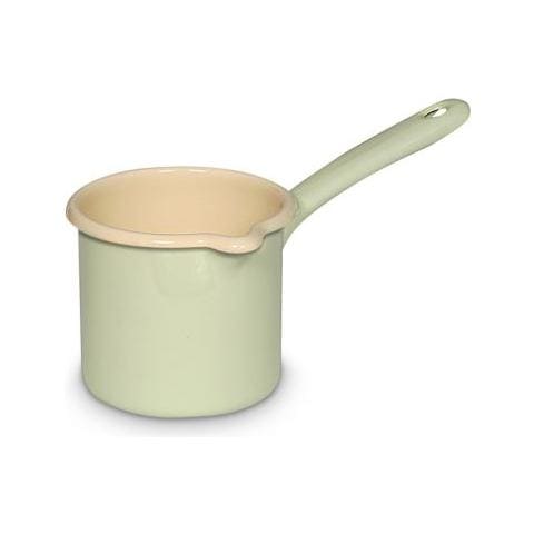 Pentolino da latte 0,75 l 10 cm colore verde in smalto - Foto 2