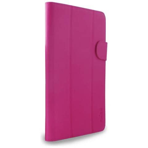 Cust Uni Tablet 8" Retro Pieghevole + Stand Up + Chiusura Magnetica Rosa - Rosa - Foto 7