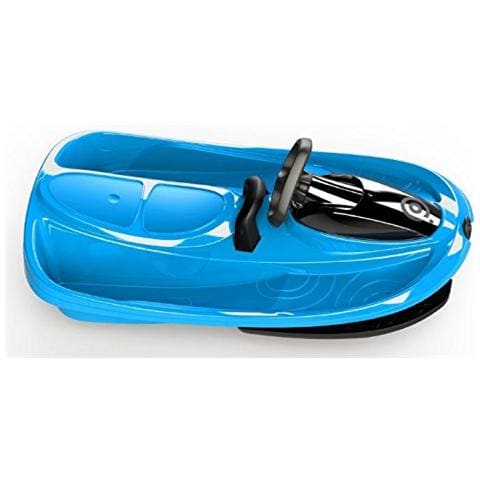 Slittino Bob per Bambini con Volante Colore Blu Elettrico - Foto 4