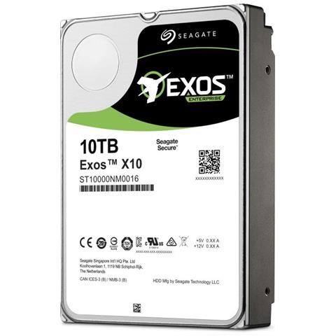 Hard Disk Interno Exos X Capacità 10TB 3.5" Interfaccia SATA 6 Gb / s Buffer 256MB 7200 rpm - Foto 4