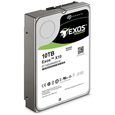 Hard Disk Interno Exos X Capacità 10TB 3.5" Interfaccia SATA 6 Gb / s Buffer 256MB 7200 rpm - Foto 1