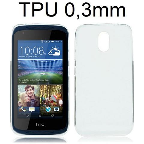 Custodia Gel Tpu Silicone Ultra Slim 0,3mm Trasparente Per Htc Desire 326g Dual Sim - Foto 1