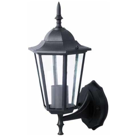 Portalampada Lanterna Facing Up Alluminio E Vetro Ip44 E27 Mod. Vt-749 - Foto 1