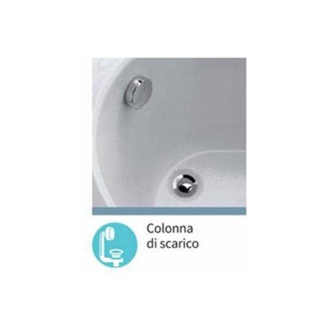 Colonna Di Scarico Senza Erogatore - Cromato Lucido - Foto 1