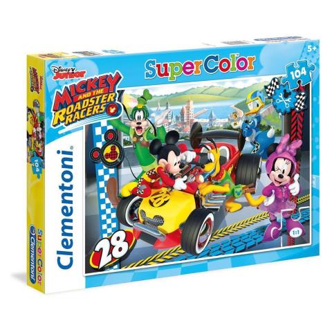 CLM27984 Topolino e gli Amici del Rally - Puzzle da 104 Pezzi - Foto 1