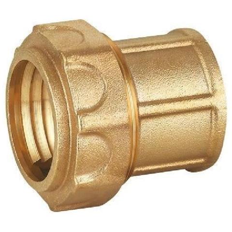 Raccordo Ottone Pe - raccordo Diritto Femmina Pe Ø 20 - filetto 1/2 - Foto 1