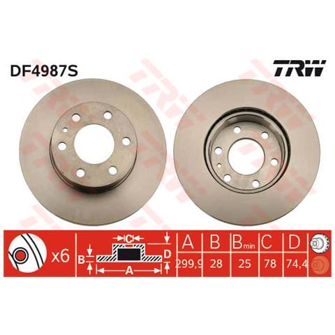 Disco Freno Df4987s Unitai - Foto 2