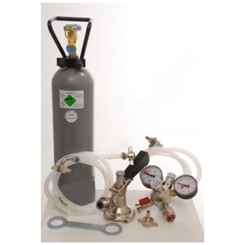 Pacchetto Accessori 2 Con Attacco Fusto Birra Tipo S, 10mm! tubo Della Birra, 2,0 Kg Di Co2 Per 1 Linea Spillatore Birra - Foto 1