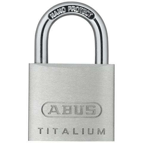 Lucchetto Con Chiave Titalium 64ti / 30 Acciaio Alluminio Normale (3 Cm) - Foto 3
