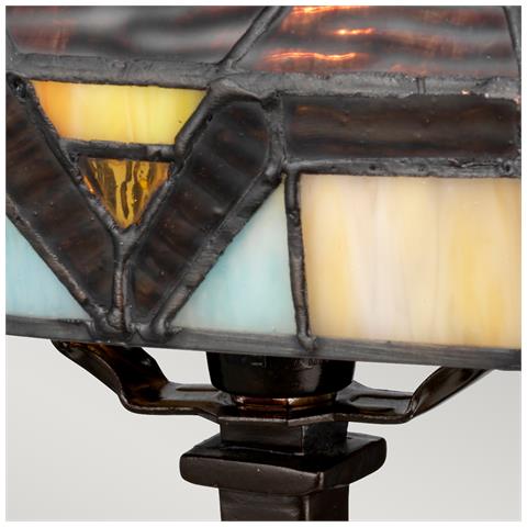Lampada Da Tavolo Mini 1 Luce, Bronzo Vintage, E14 - Foto 6