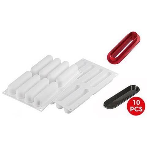 Éclair 120, In Silicone 8 Cavità Ml 120, Qualità Professionale - Foto 2