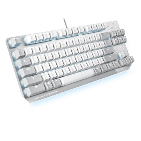 Tastiera Gaming USB Meccanica ROG Strix Scope NX TKL Moonlight White Retroilluminata Colore Bianco (Layout Italiano) - Foto 2