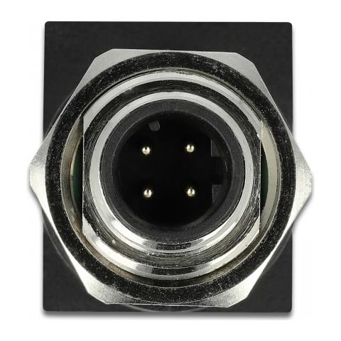 66313 adattatore per inversione del genere dei cavi M12 RJ45 Nero - Foto 2