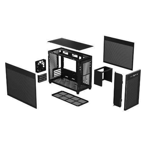 Case Prime AP201 Microatx Mini Tower Nero - Foto 3