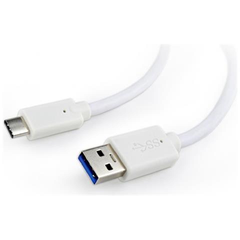 Cablexpert Ccp-usb3-amcm-w-10 Cavo Usb 3 M Usb 3.2 Gen 1 (3.1 Gen 1) Usb A Usb C Bianco - Foto 1