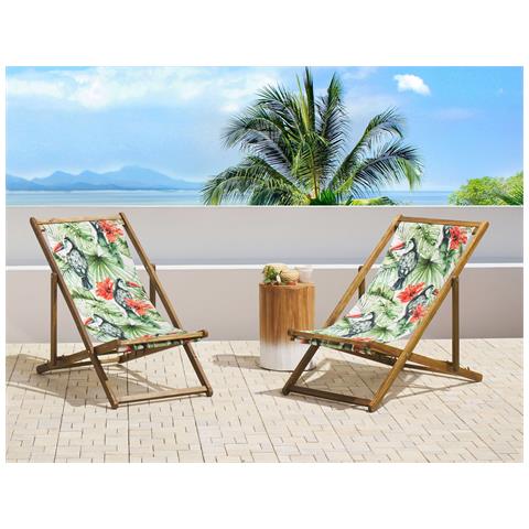 Teli Da Sdraio Anzio /avellino 113 X 44 Cm Multicolore - Foto 1
