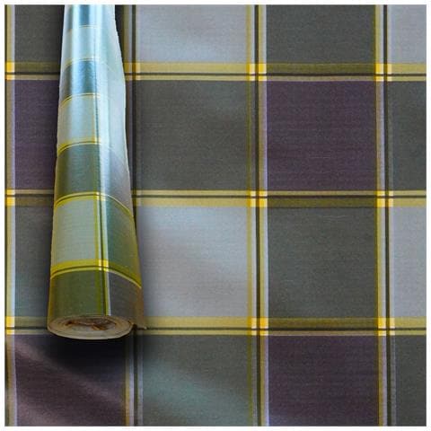 ***mega Stock*** Rotolo Da 20 Metri (h140cm) Di Tovaglia Pvc Telata Cerata Per Casa, Sagre, Pizzerie Quadri Verdi - Foto 1