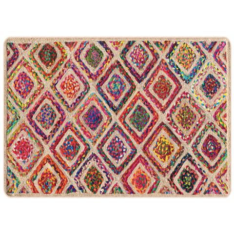 Tappeto Lavabile Multicolore 120x180 Cm Antiscivolo - Foto 2