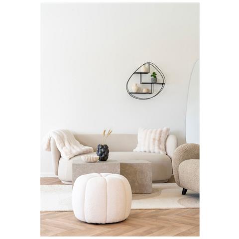 Plaid Galena - Bianco - Poliestere - 130x180x0 Cm - Foto 2