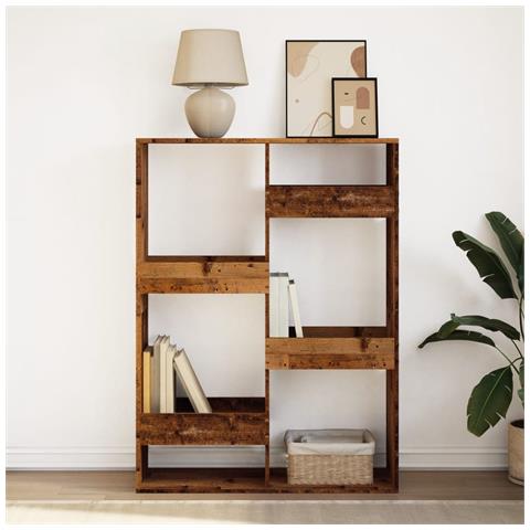Libreria Legno Antico 100x33x135 Cm In Legno Multistrato - Foto 3