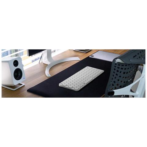 Tastiera Wireless KSK-5020BT-S(DE)  (Layout Tedesco) Colore Alluminio. Bianco - Foto 2