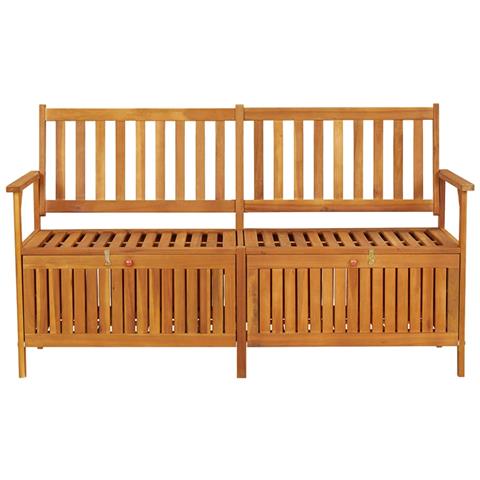 Lusso Casadino -  Cassapanca 148 Cm In Legno Massello Di Acacia - Foto 1