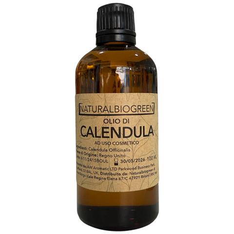 Olio Base Di Calendula In Bottiglia Di Vetro 100 Ml - Foto 1