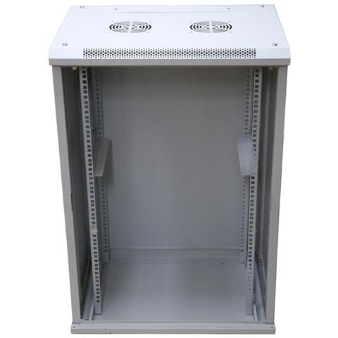Extralink Armadio per montaggio su rack 18U 600x450 Grigio montaggio a parete, Da parete, 18U, 180 kg, Lucchetti, Griglie, Grigio - Foto 6