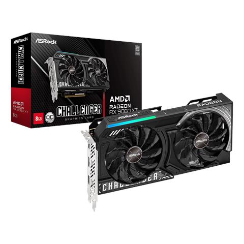 RX 9060 XT Challenger 8GB OC AMD Radeon RX 9060 XT GDDR6 PCI Express x16 5.0 - Foto 1