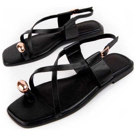 Sandalo Basso Mirea6 Nero. - Foto 1