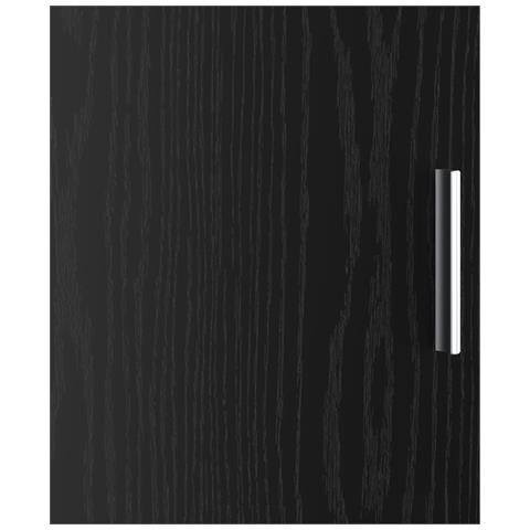 Scrivania con spazio di archiviazione Rovere Nero Legno Ingegnerizzato - Foto 9