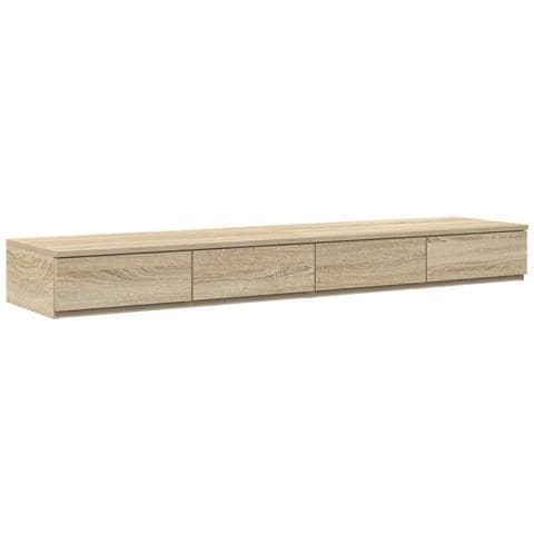 Cassetti per Letto  Rovere Sonoma 160x36,5x16,5 cm in legno ingegnerizzato - Foto 1