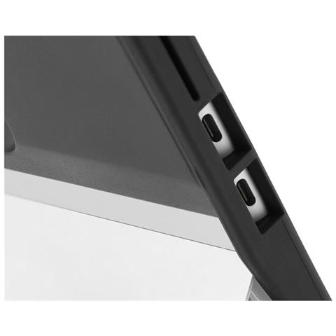 BlackBelt 33 cm (13") Cover Nero, Bianco - Foto 2