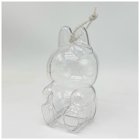 Custodia Protettiva Trasparente Compatibile Con Labubu (modello Zucca) In Pc, Resistente A Urti E Polvere - Foto 1