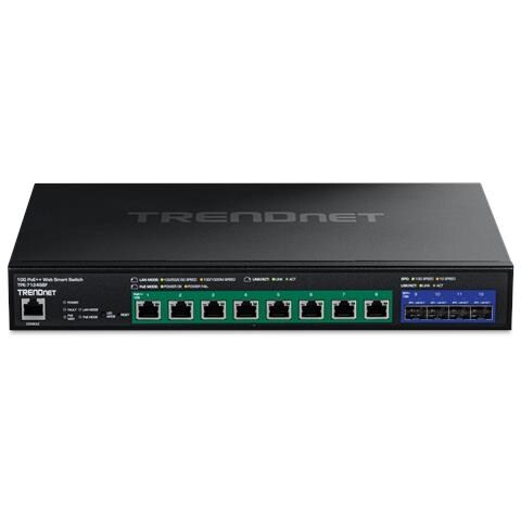 TPE-7124SBF switch di rete Gestito 10G Ethernet (100/1000/10000) Supporto Power over Ethernet (PoE) Nero - Foto 2