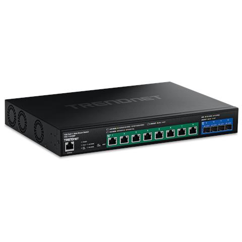 TPE-7124SBF switch di rete Gestito 10G Ethernet (100/1000/10000) Supporto Power over Ethernet (PoE) Nero - Foto 1