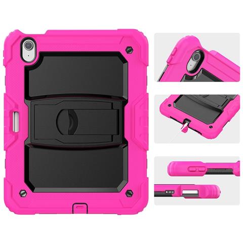 Custodia Per Ipad Pro 3/2/1 11” Con Supporto E Alloggiamento Per Stilo Rosa - Foto 2