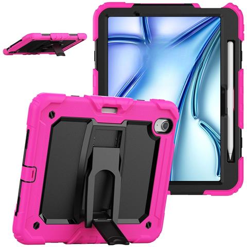 Custodia Per Ipad Pro 3/2/1 11” Con Supporto E Alloggiamento Per Stilo Rosa - Foto 4