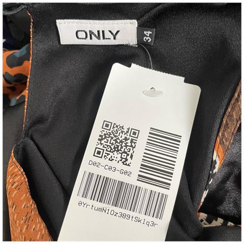 Solo Abito Al Ginocchio Senza Maniche Elegante Comodo Arancione 34 - Foto 2