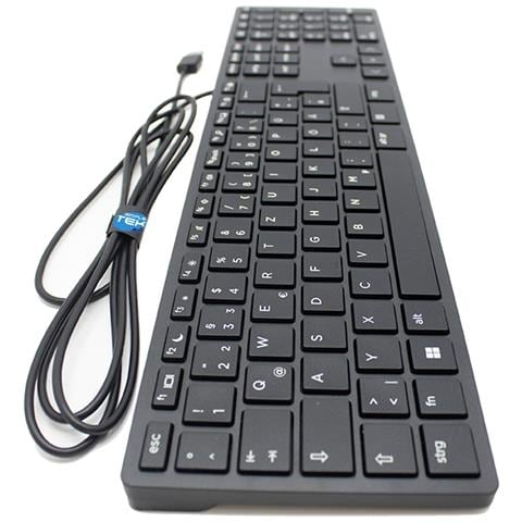 Tastiera USB 19274_SIMPLETEK per Desktop (Layout Tedesco) Colore Nero - Foto 2